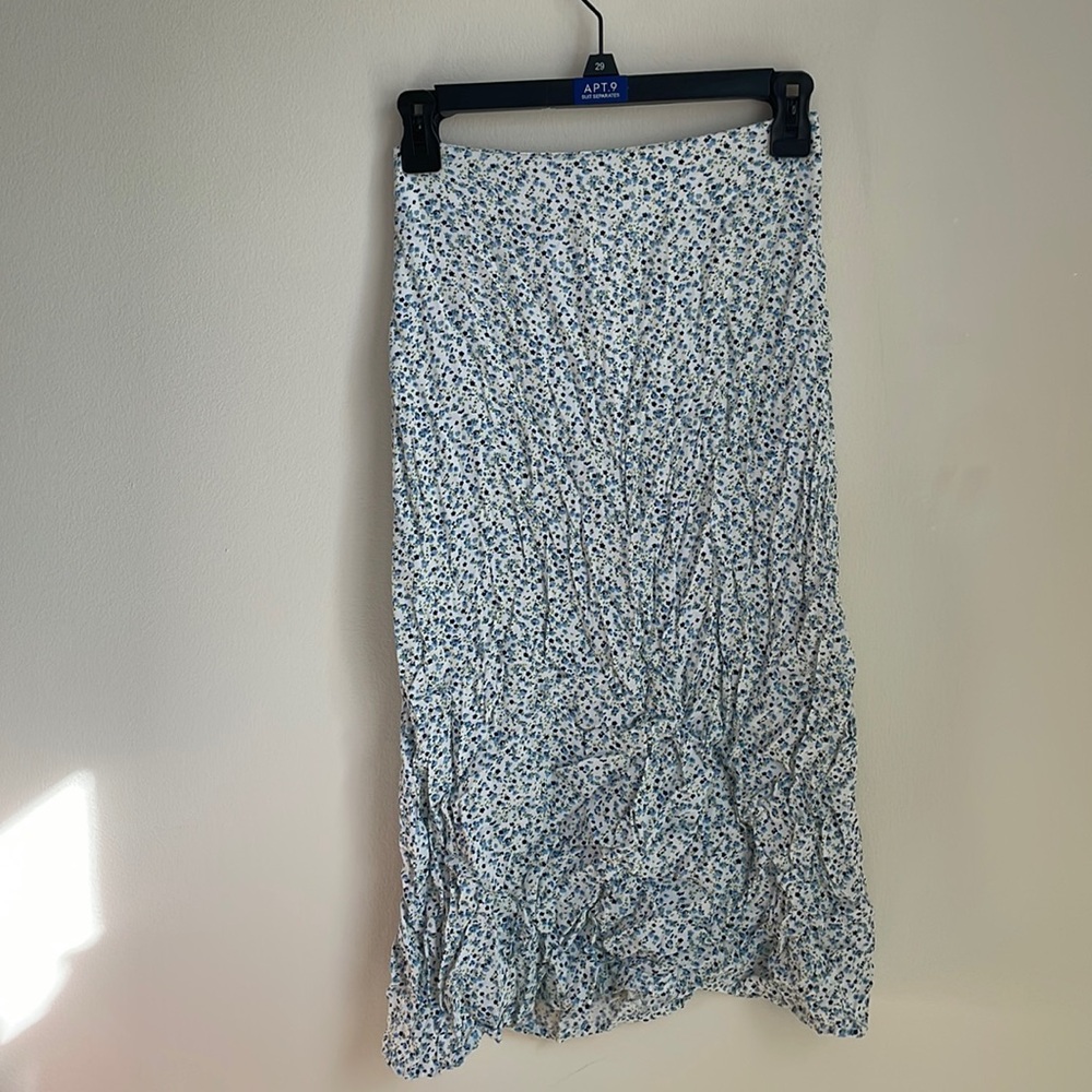Brandy Melville Floral Midi Skirt